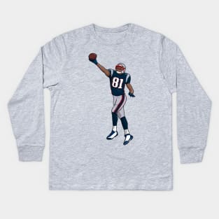 one handed catch specialist Kids Long Sleeve T-Shirt